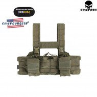 Tactical Easy Chest Rig Ranger Green® Genuine Usa Emerson (emb7450rg)