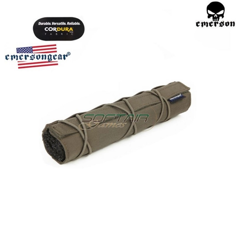 Silencer Cover 220mm Ranger Green® Genuine Usa Emerson (emb9330rg)