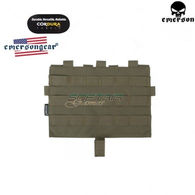 Velcro Molle System Panel Ranger Green® Genuine Usa For Avs/jpc 2.0 Emerson (emb9288rg)