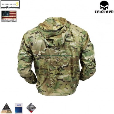 Jacket T.a.s.l. Series Windliner Multicam® Genuine Usa W/orange Zip Emerson (em9362mc)