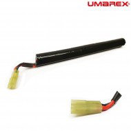 Batteria Nimh Connettore Mini Tamiya 8.4v X 1100mah Stick Type Umarex (um-8.4x1100-stick)