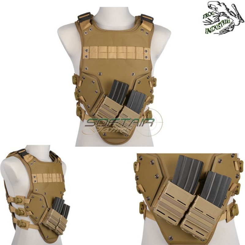 Tactical Vest T3 Type Coyote Frog Industries® (fi-017149-tan)