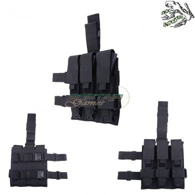 Porta Caricatori Cosciale Triplo Per Mp5 Black Frog Industries® (fi-009685-bk)