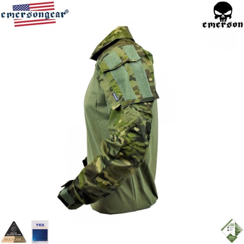 Tactical Blue Label G3 New Gen Combat Shirt Multicam Tropic® Genuine Usa Emerson (emb9322mctp)
