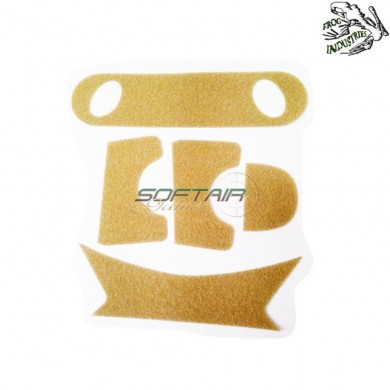 Set 5 Adhesives Velcro Pj Style Coyote Frog Industries® (fi-009172-tan)