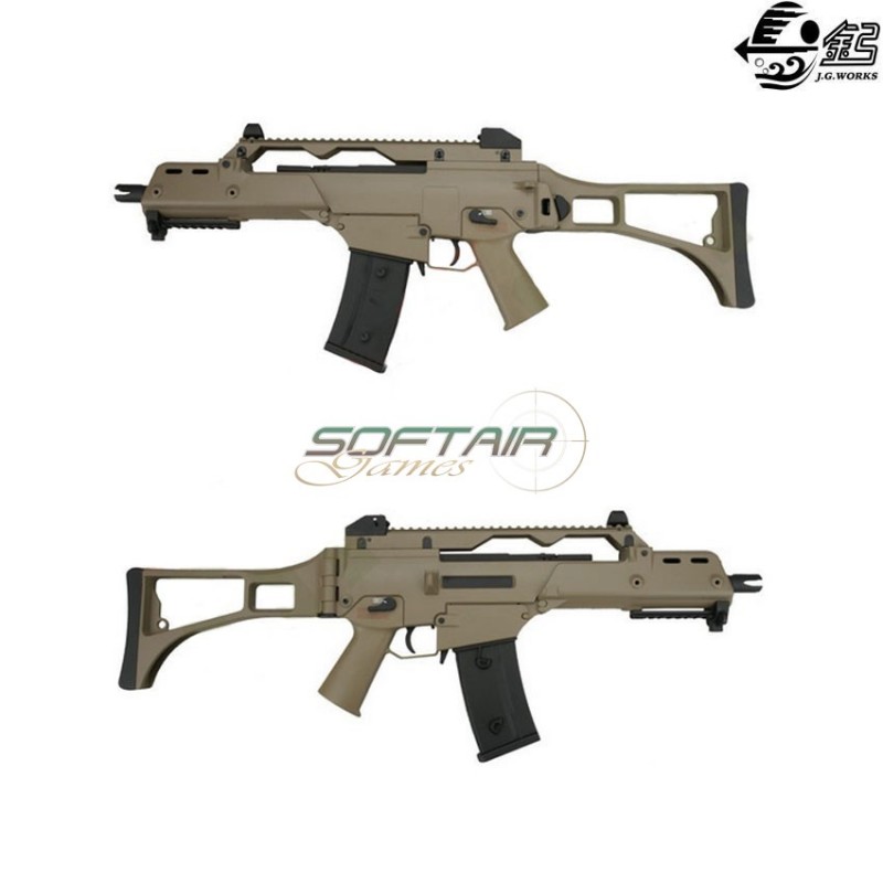 Electric Rifle G36c Dark Earth Commando Jing Gong (jg-0638t)