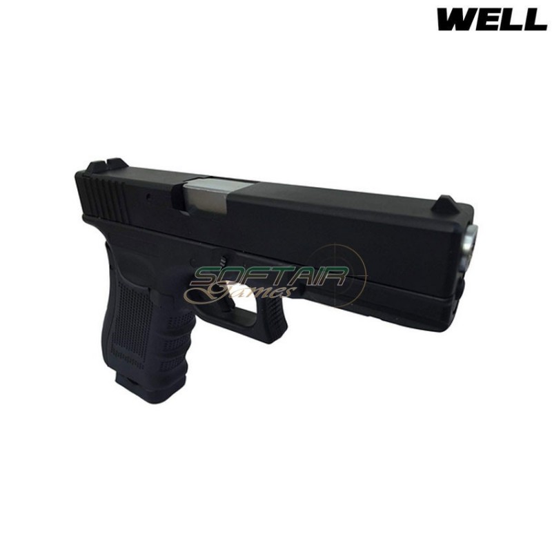 Co2/gas Pistol Double Magazine Glock 17 Black Well (g197)