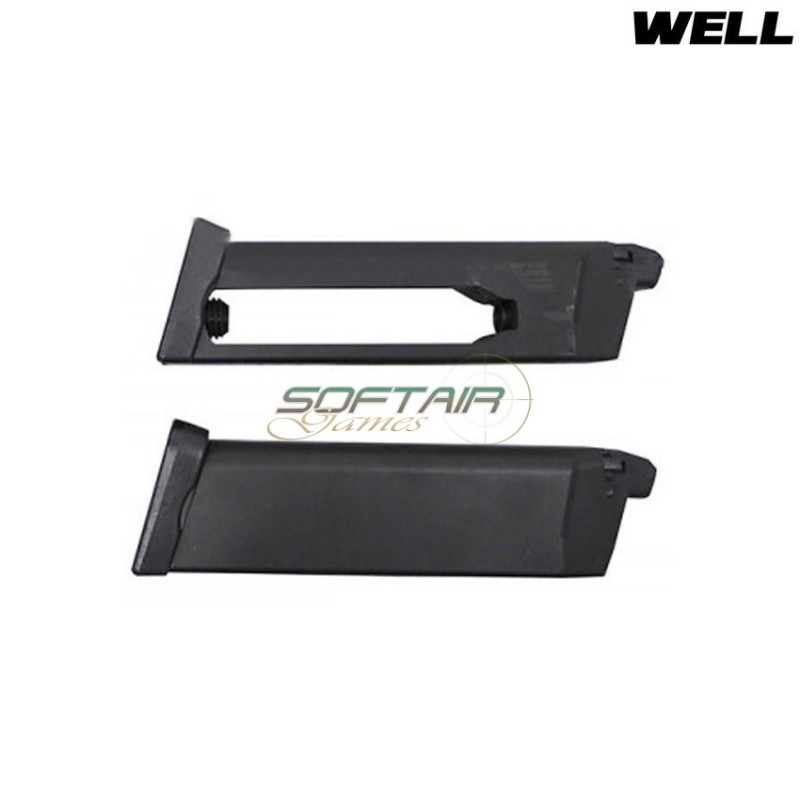 Co2/gas Pistol Double Magazine Glock 17 Black Well (g197)