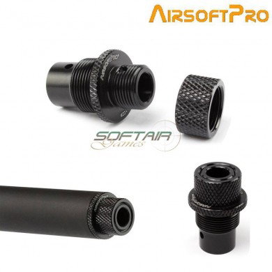 Adattatore Silenziatore Upgrade Black Per Snow Wolf M24 Civil Airsoftpro® (ap-7431)