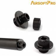 Adattatore Silenziatore Upgrade Black Per Tm Vsr/l96 & Well Mb02/mb4401 & Cyma L96 Airsoftpro® (ap-7430)