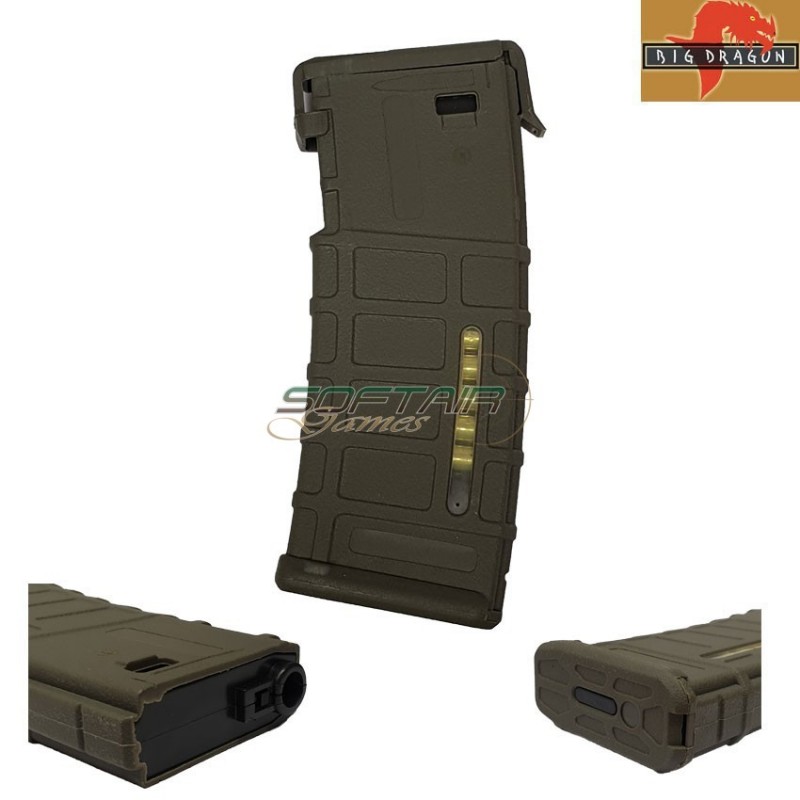 Caricatore Monofilare Pts Style M4/m16 Foliage Green 120bb Big Dragon (bd-4200)