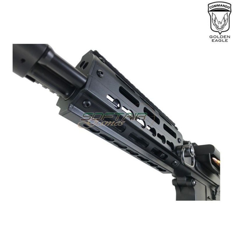 Electric Machine Gun 6671 Fightlite Mcr Lmg 14.25" Tactical Black Golden Eagle (ge-211715)