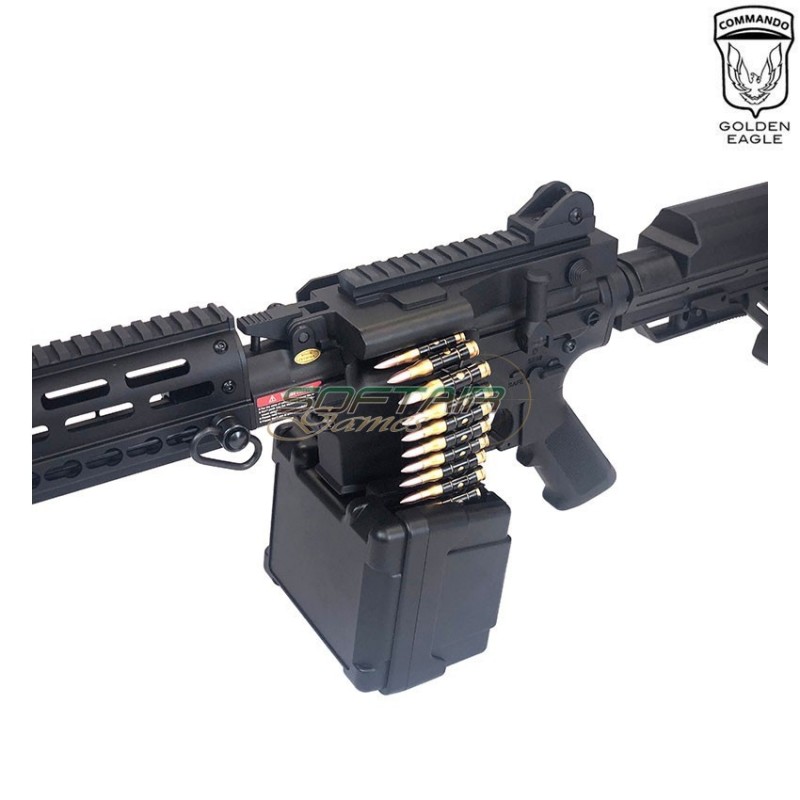 Electric Machine Gun 6671 Fightlite Mcr Lmg 14.25" Tactical Black Golden Eagle (ge-211715)