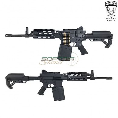 Electric Machine Gun 6670 Fightlite Mcr Lmg 16.25" Tactical Black Golden Eagle (ge-026483)