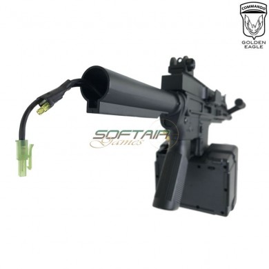 Electric Machine Gun 6670 Fightlite Mcr Lmg 16.25" Tactical Black Golden Eagle (ge-026483)