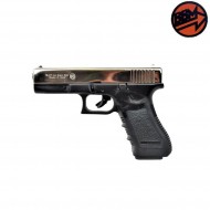 Blank Pistol Gap Pak Silver Slide Caliber 9 Bruni (br-1401n)