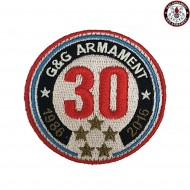 Patch Embroidered Logo Round 30 Color G&g (gg-patch-4)