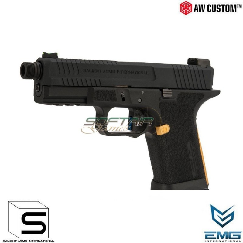 Gbb Gas Pistol Sai Blu Compact Emg Black Armorer Works (aw-sai-110741)