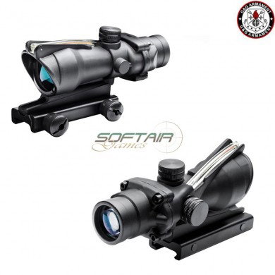 Ottica Acog 4x Black C/fibra Rossa G&g (gg-12028)