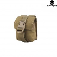 Lbt Style Single Frag Grenade Pouch Khaki Emerson (em6369kh)