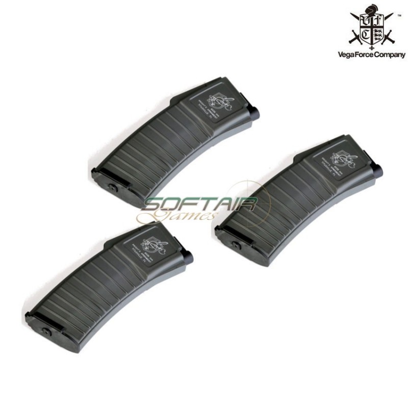 Set 3 Pdw 120bb Mid-caps Magazines Vfc (vf9-magpdwe120gy01-3)