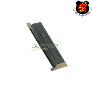 Gas Magazine 26bb Dark Earth Base Plate For Sig Sauer P320 Carry Aeg (aeg-mag001)