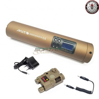 M.i.t. Military Intelligence Tracer Unit + Laser Peq Tan G&g (gg-01047-1)