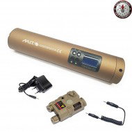 M.i.t. Military Intelligence Tracer Unit + Laser Peq Tan G&g (gg-01047-1)