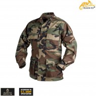 Giacca Bdu Design Woodland Polycotton Ripstop Helikon-tex® (ht-bl-bdu-pr-03)