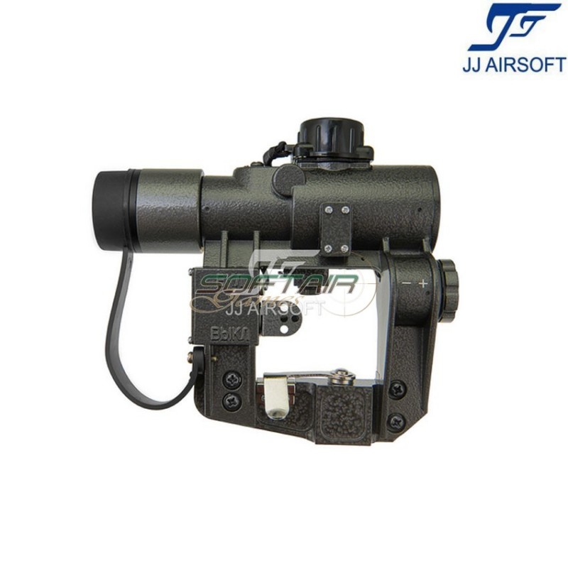 Dot Kobra 1x28 Pk-a Ak Series Sks/svd Side-rail Mount Jj Airsoft (ja-5093)