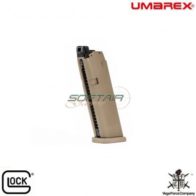 Gas Magazine 20bb Dark Earth For Glock 19 Vfc Umarex (um-2.6459.1)