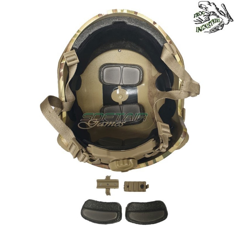Elmetto Fast Multicam C/nvg Mount & Rails Frog Industries® (fi-fast-mul)