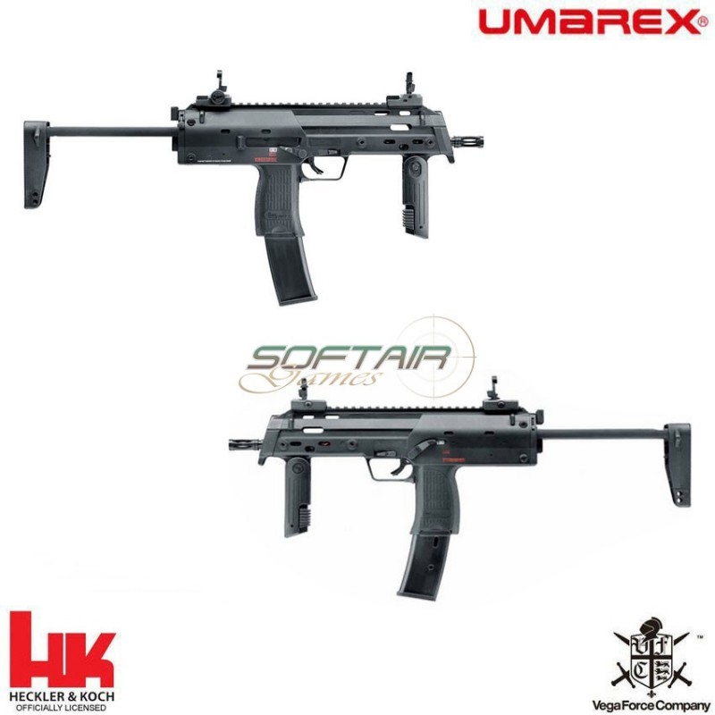 Electric Submachine Heckler & Koch G.2 Mp7 A1 Black Vfc Umarex (um-2.6393x)