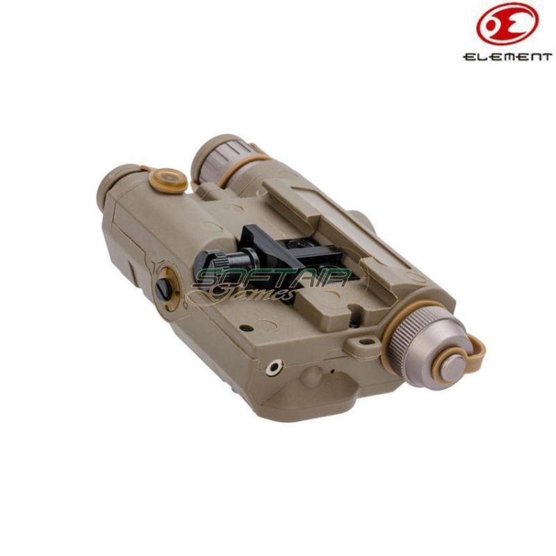 Peq-15 La-5c Uhp Dark Earth Flashlight/laser Red/laser Green Element (el-ex450-de)