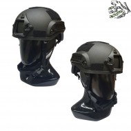Elmetto Mich 2001 Black C/nvg Mount & Rails Frog Industries® (fi-mich1-b)