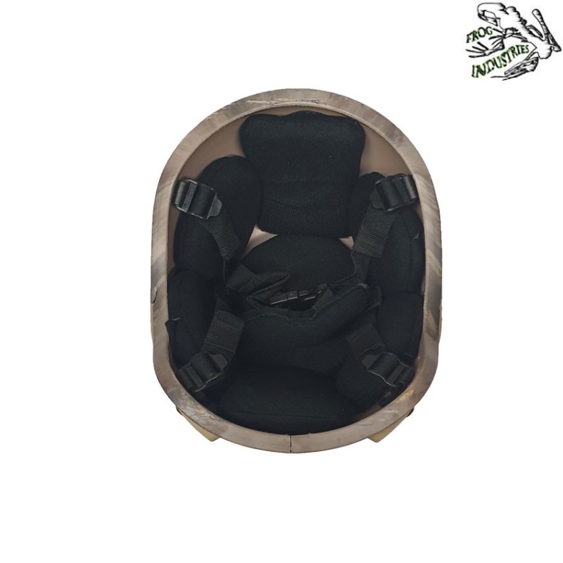 Helmet Mich 2001 Black C/nvg Mount & Rails Frog Industries® (fi-mich1-b)