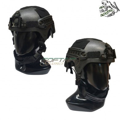 Elmetto Ibh Black C/nvg Mount & Rails Frog Industries® (fi-ibh-b)
