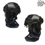 Elmetto Ibh Black C/nvg Mount & Rails Frog Industries® (fi-ibh-b)