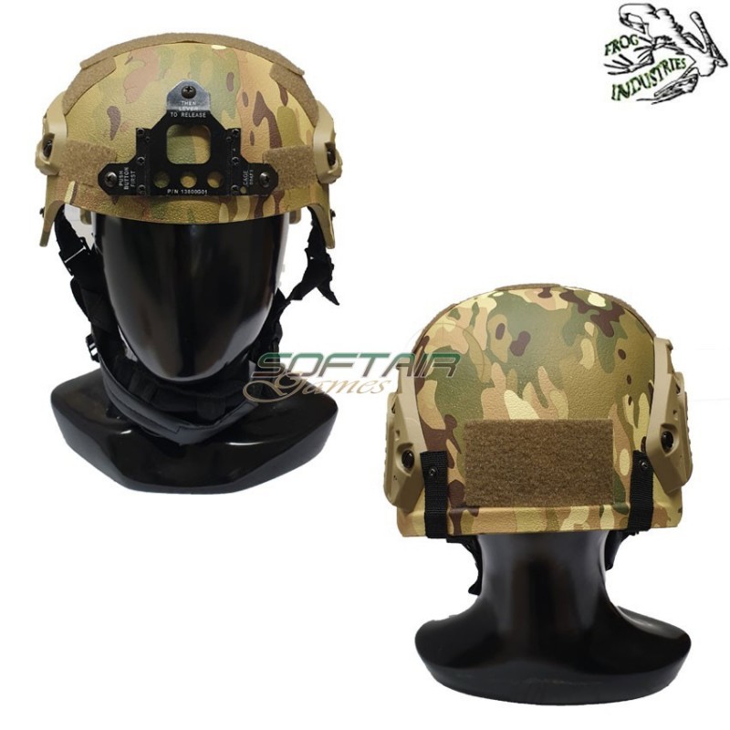 Helmet Ibh Multicam C/nvg Mount & Rails Frog Industries® (fi-ibh-mul)