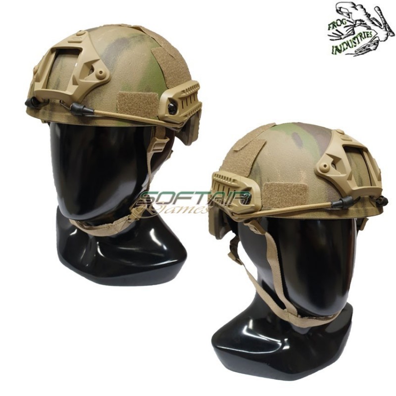 Elmetto Fast Atacs Foliage Green C/nvg Mount & Rails Frog Industries® (fi-fast-av)