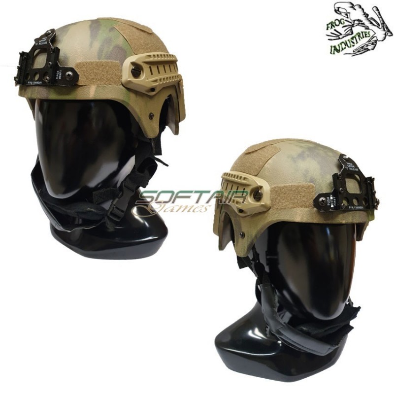 Elmetto Ibh Atacs Foliage Green C/nvg Mount & Rails Frog Industries® (fi-ibh-av)