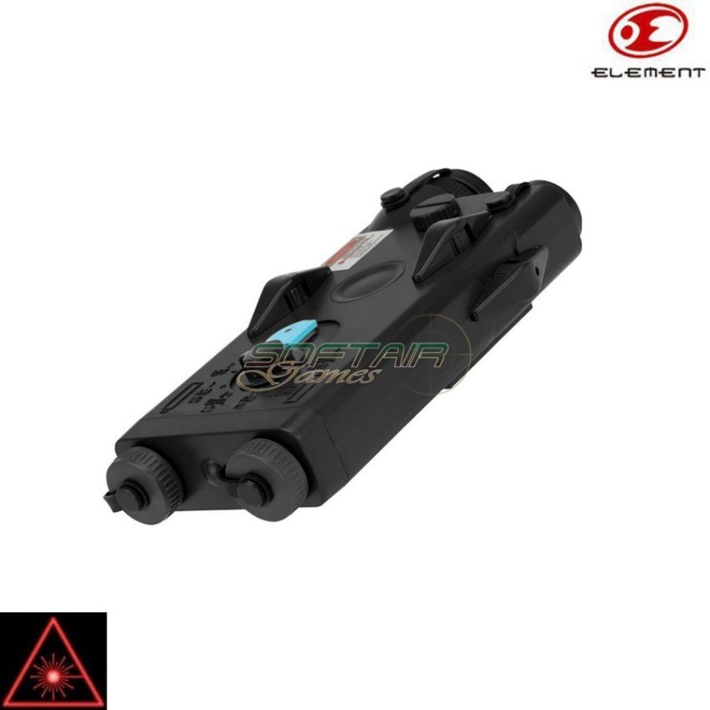 Anpeq-2 Black Laser Rosso & Porta Batteria Element (el-023472-bk)