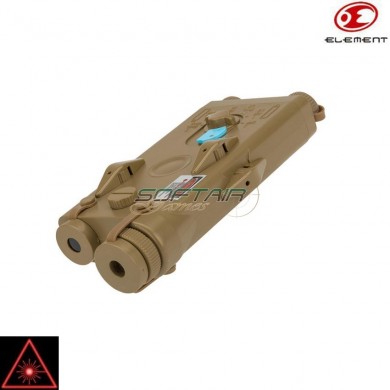 Anpeq-2 Dark Earth Laser Red & Battery Case Element (el-ex426-de)