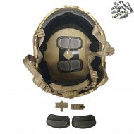 Helmet Fast Black C/nvg Mount & Rails Frog Industries® (fi-fast-b)