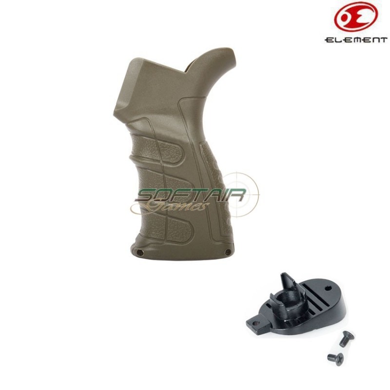 Grip Motore G16 Slim Style Foliage Green Per M4/m16 Element (el-ot0810-fg)