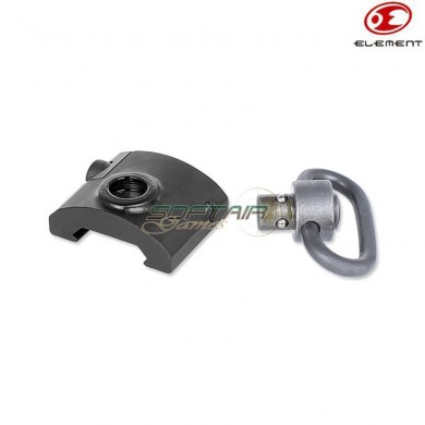 Gear Sector Rail Mount Black Element (el-ex250-bk)