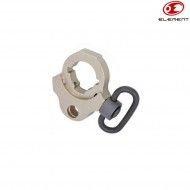 Pws Style Dark Earth Ambidextrous Stock Tube Sling Ring For Element (el-ex315-de)