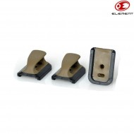 Speed Plate Magazine Glock Set 3 Pieces Dark Earth Element (el-pa0208-de)