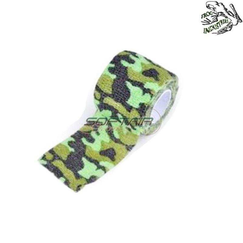 Elastic Tape Crisp Green Camo Frog Industries® (fi-388-cgc)