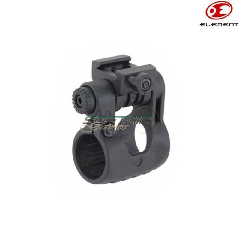 Tactical Torcia/laser Mount Black 1" Element (el-ex340-bk)